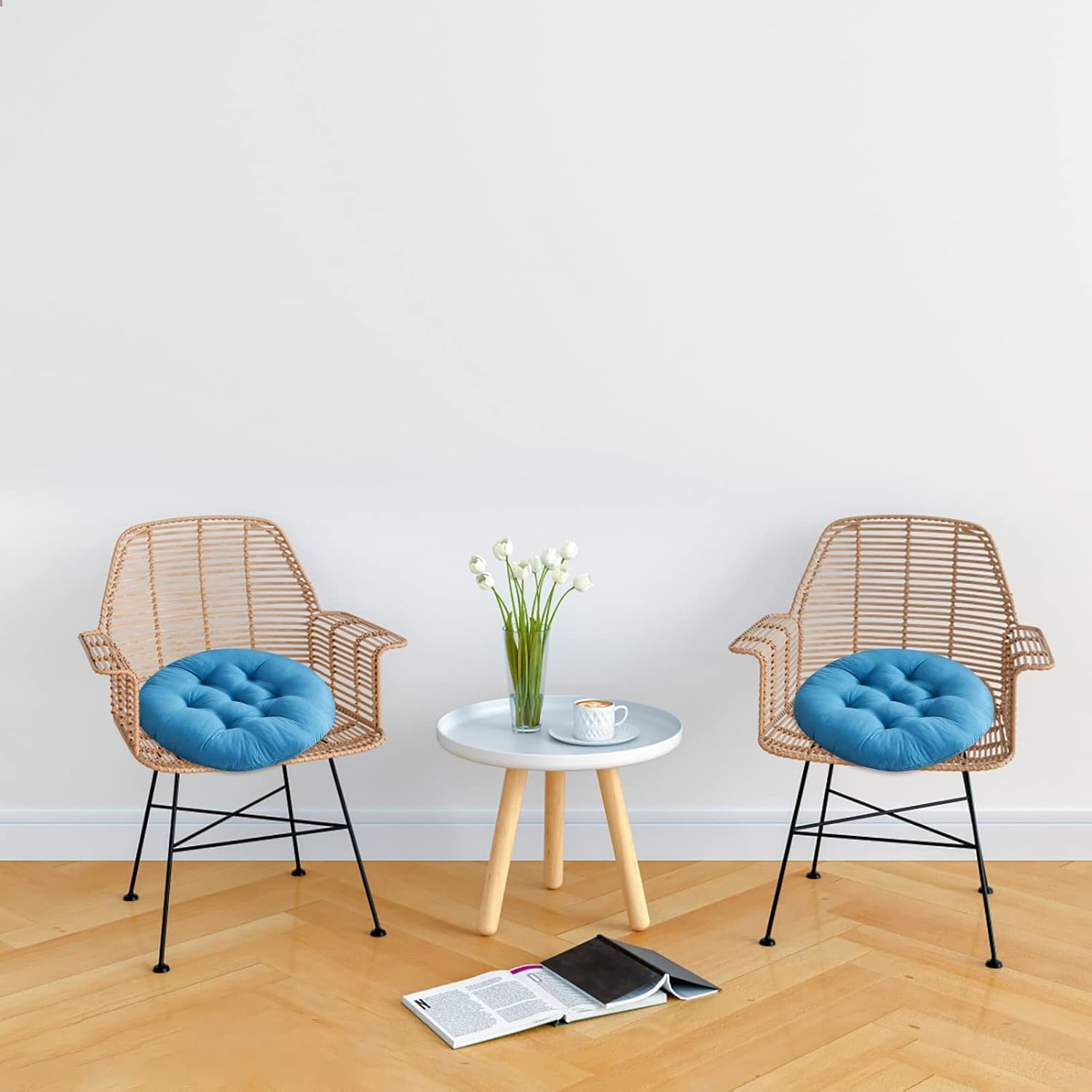 Amazon.com: YUURO Set of 2 Round Chair Cushion 14